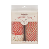 Red Foil Candy Stripes 5 oz Baking Cups