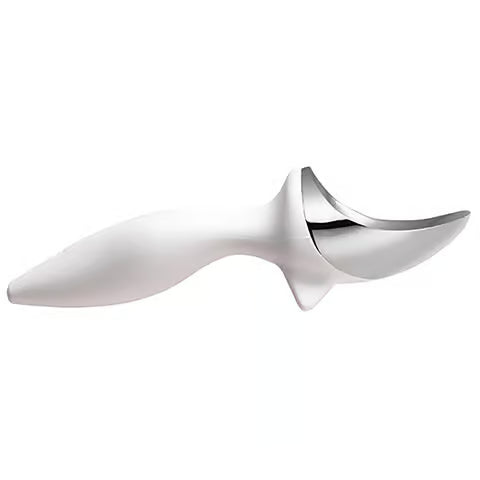 Tilt Up Ice Cream Scoop White