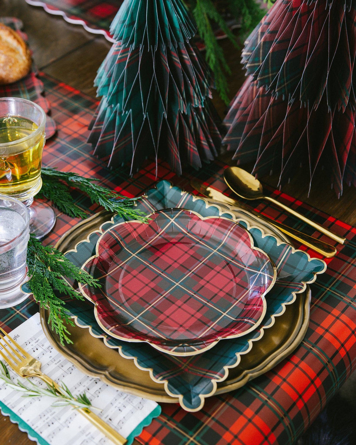 Christmas Sheet Music Paper Dinner Napkins