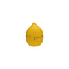 Yellow lemon shaped timer with green numbers on white background.