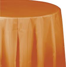 Solid Color 82" Round Table Covers