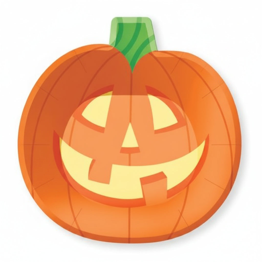 Pumpkin Shaped Plate
