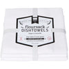 White Floursack Dishtowels Set of 3