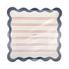 HAM1244 - Red Stripes Paper Plate - 11"