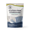 Gluten-free sourdough starter culture package on a white background