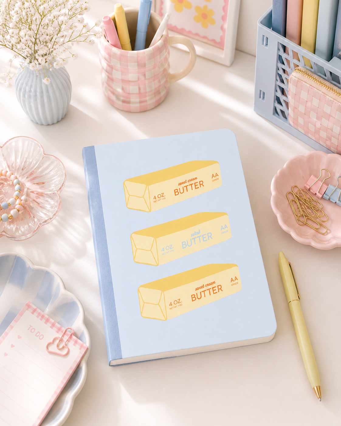 Retro Butter Composition Notebook