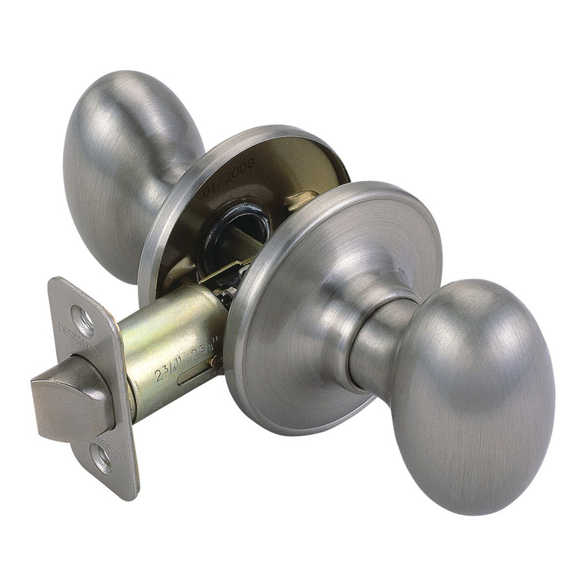 Canyon Passage Egg Knob-Satin Nickel