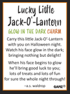 Lucky Little Jack-O-Lantern Glow in the Dark Charm