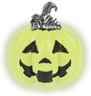Lucky Little Jack-O-Lantern Glow in the Dark Charm