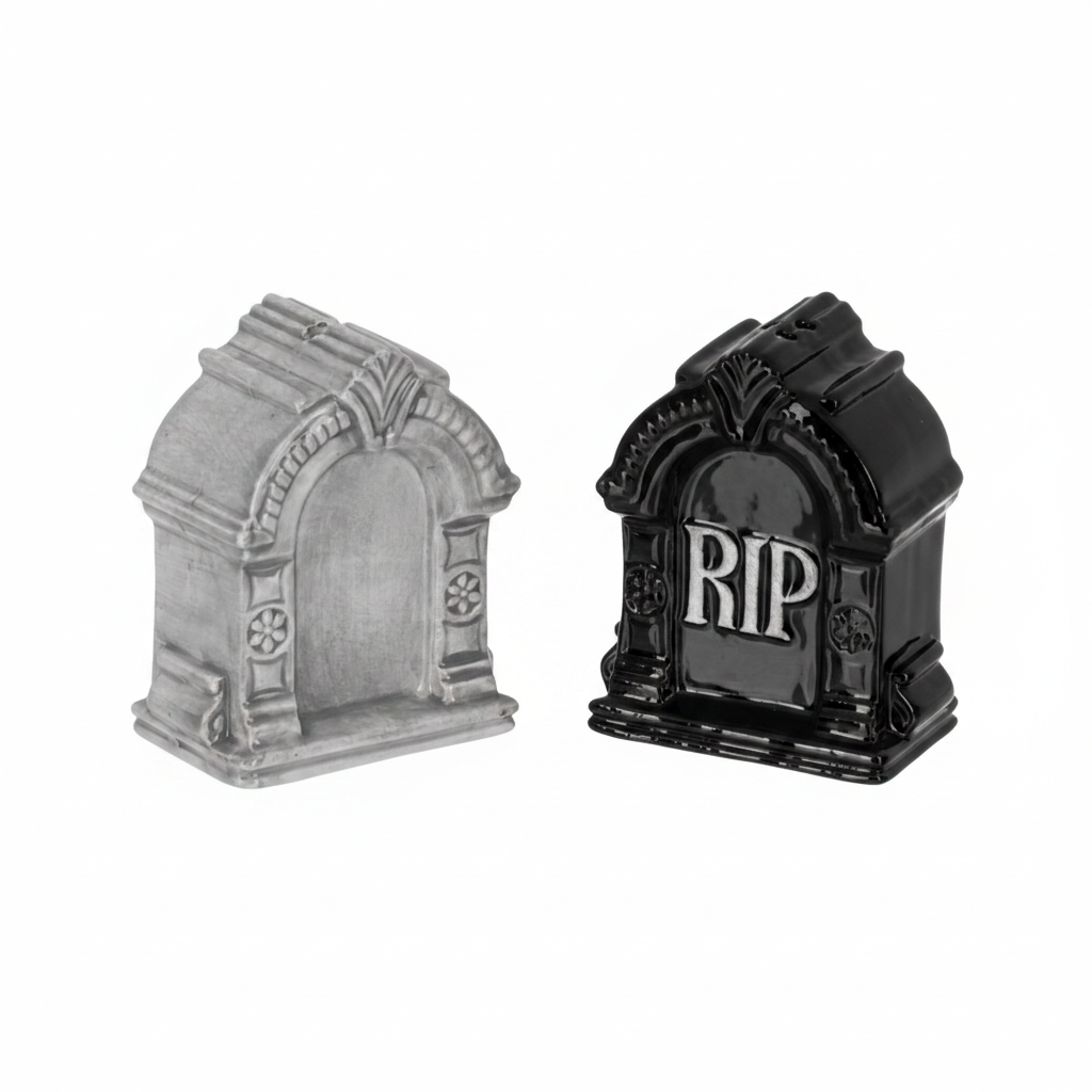Tombstone Salt & Pepper Shakers (1 pair)