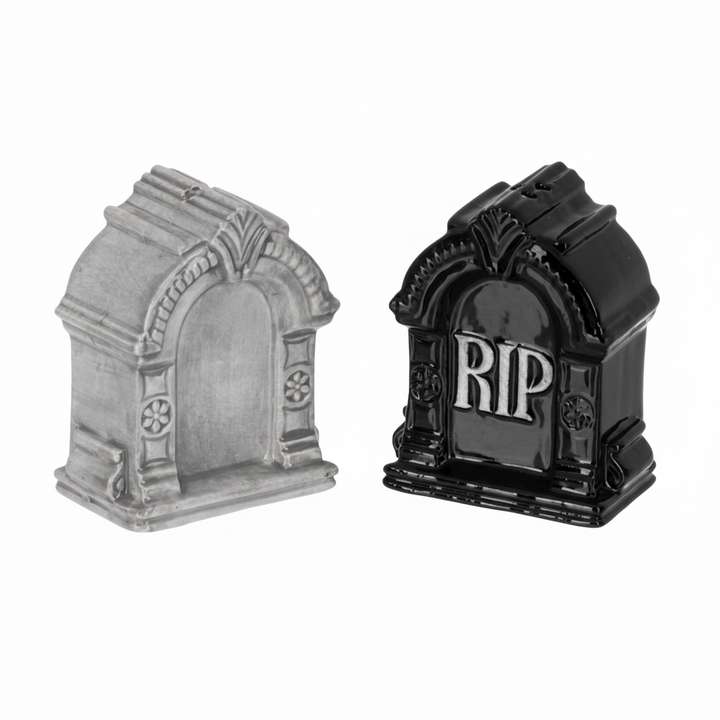 Tombstone Salt & Pepper Shakers