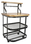 Baker'S Cart Hammered Steel (dis)