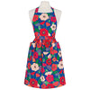 Floral apron on a mannequin against a white background