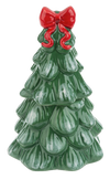 Christmas Tree with Bow Stacking Salt & Pepper Shakers (1 pair)