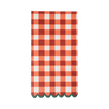 Large Red Gingham Christmas Paper Dinner Napkins