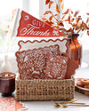 Rust Ric Rac Dinner Paper Napkins