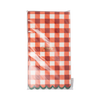 Large Red Gingham Christmas Paper Dinner Napkins