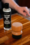 Oil Applicator for Wood Cutting Boards, with Storage Cap