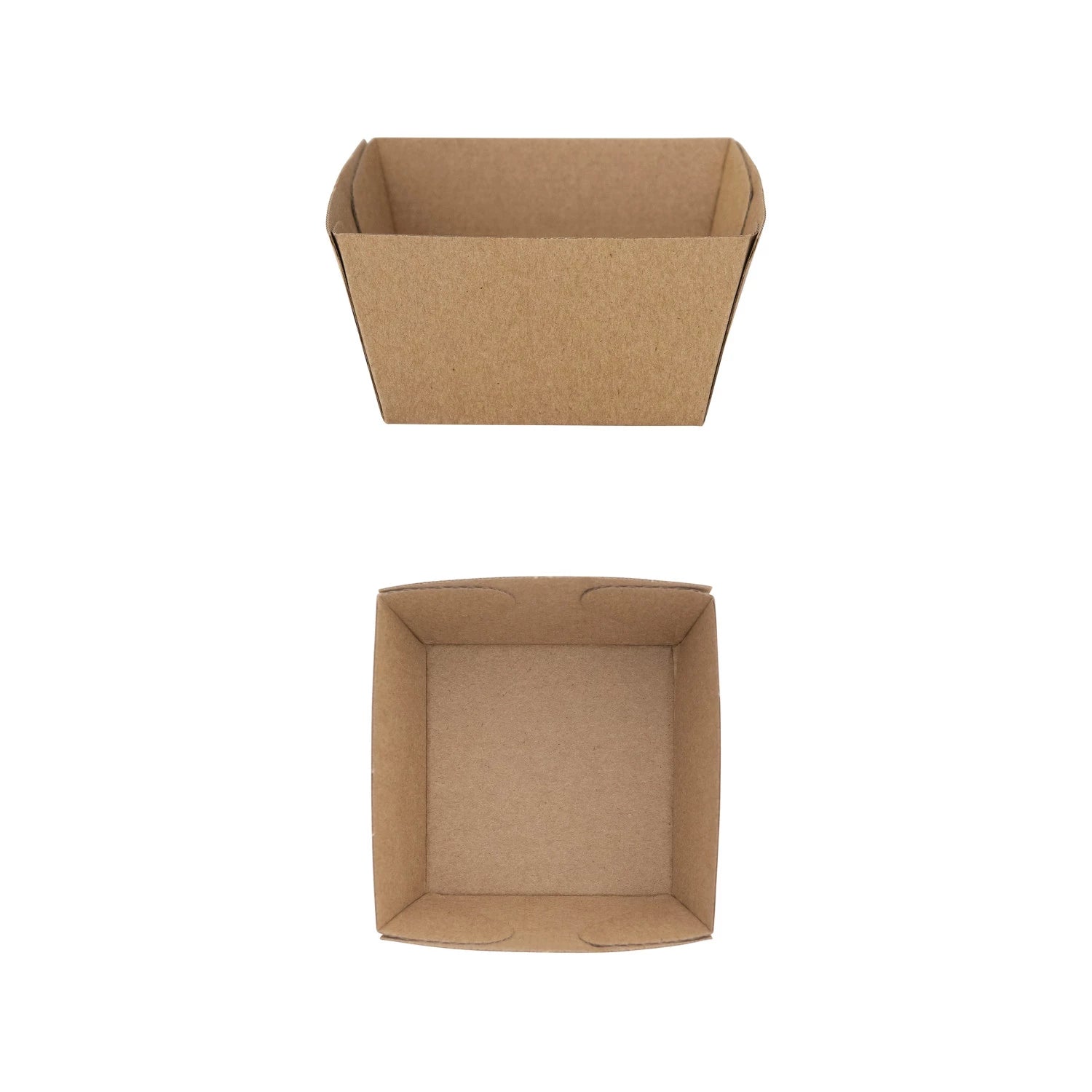 Paper Single Use Container, Natural, Set of 24