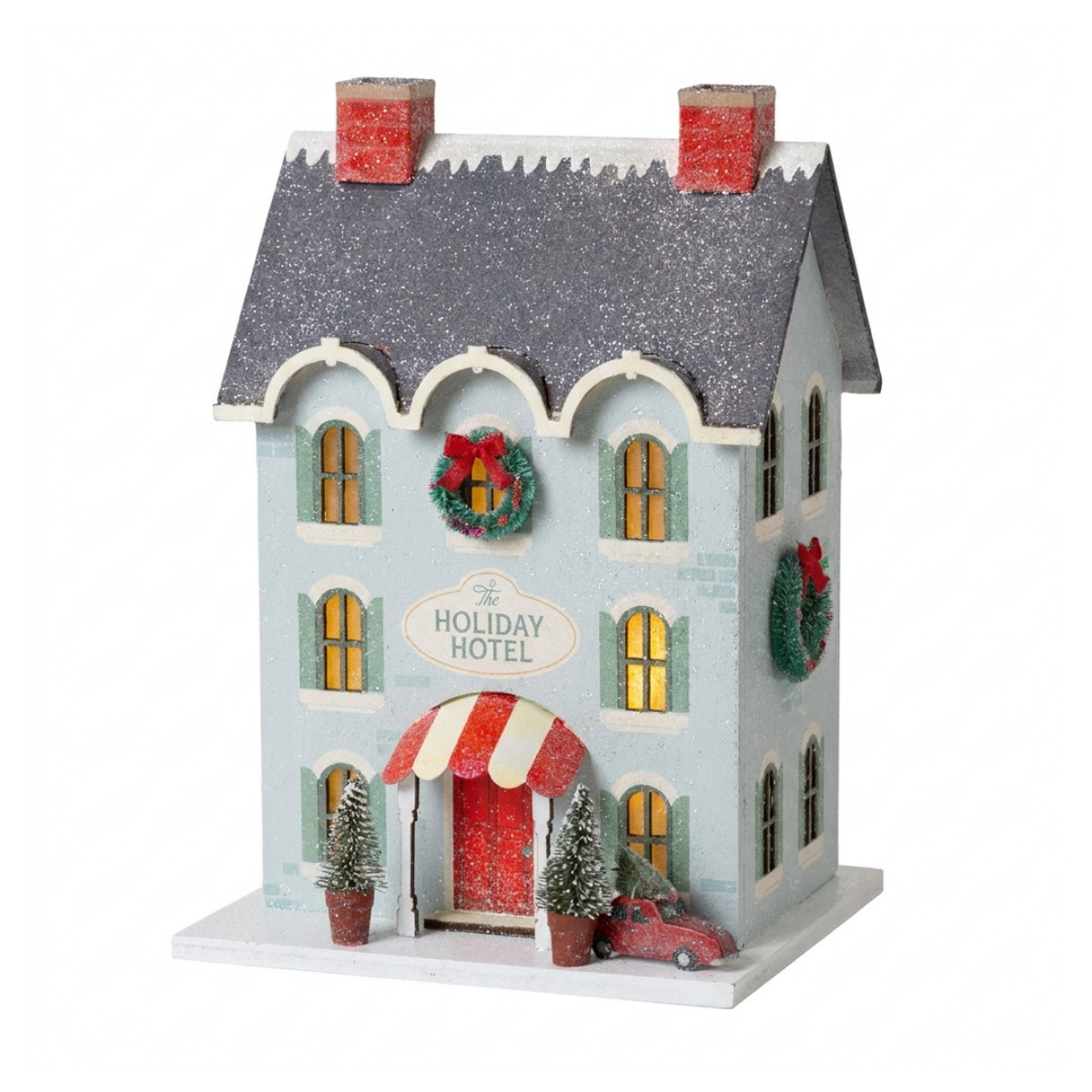 Holiday Hotel Light Up Christmas Village House
