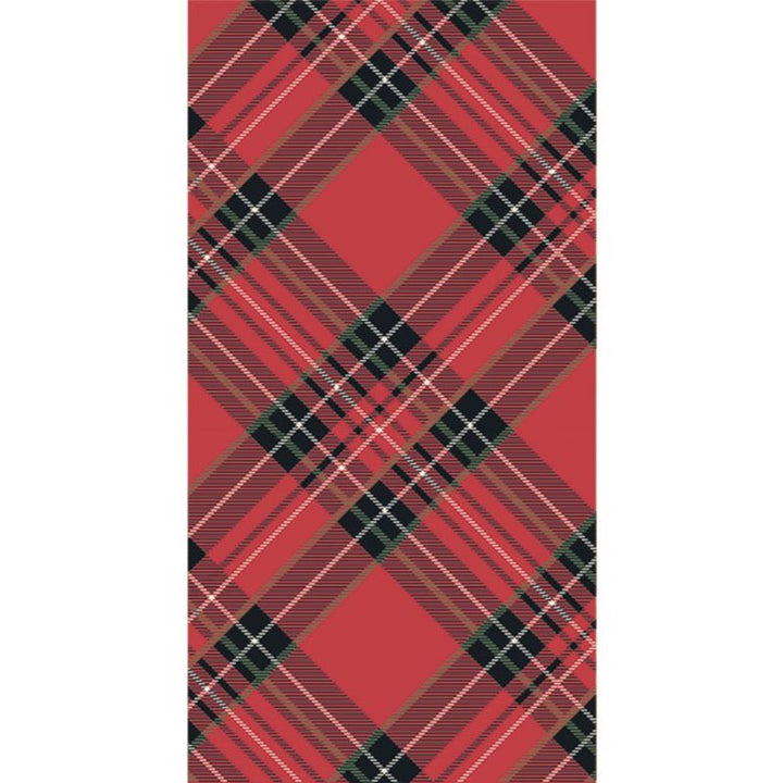 Red Plaid Guest Napkin