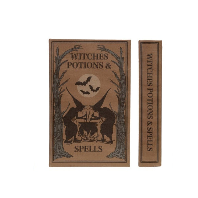 MDF & Linen Halloween Themed Book Storage Boxes