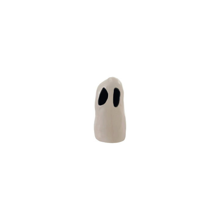 Small ghost-shaped decoration on a white background
