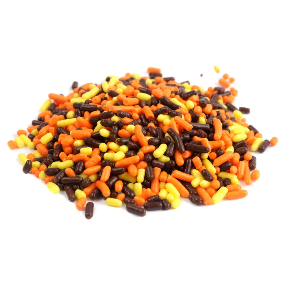 Autumn Blend Sprinkles (Orange, Yellow, Chocolate) 1lb