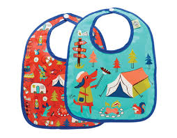 Bib Gift Set Happy Camper Set Of 2