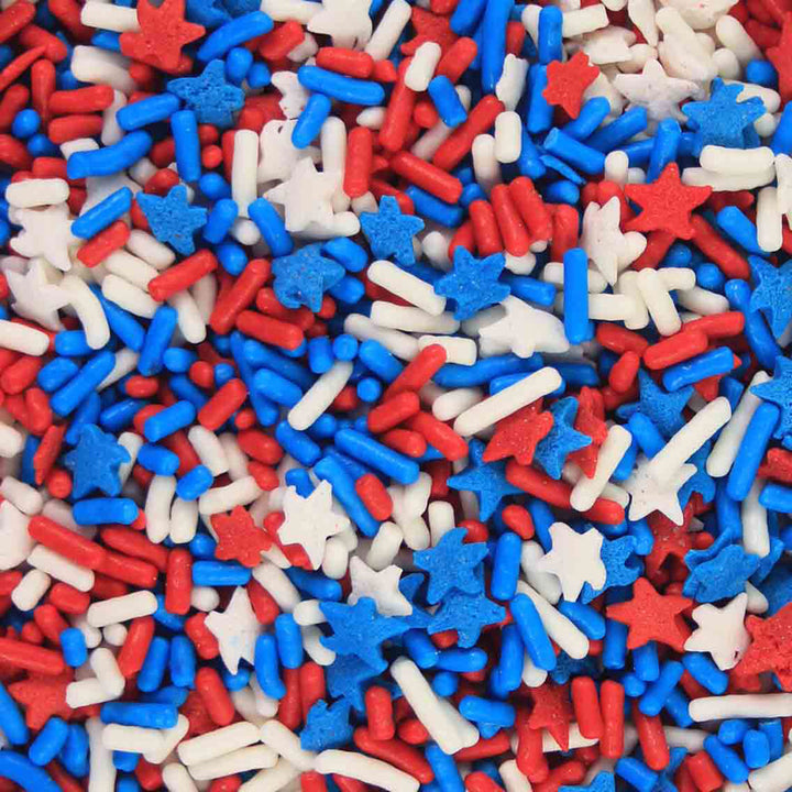 Stars & Stripes Sprinkles Blend 1lbs