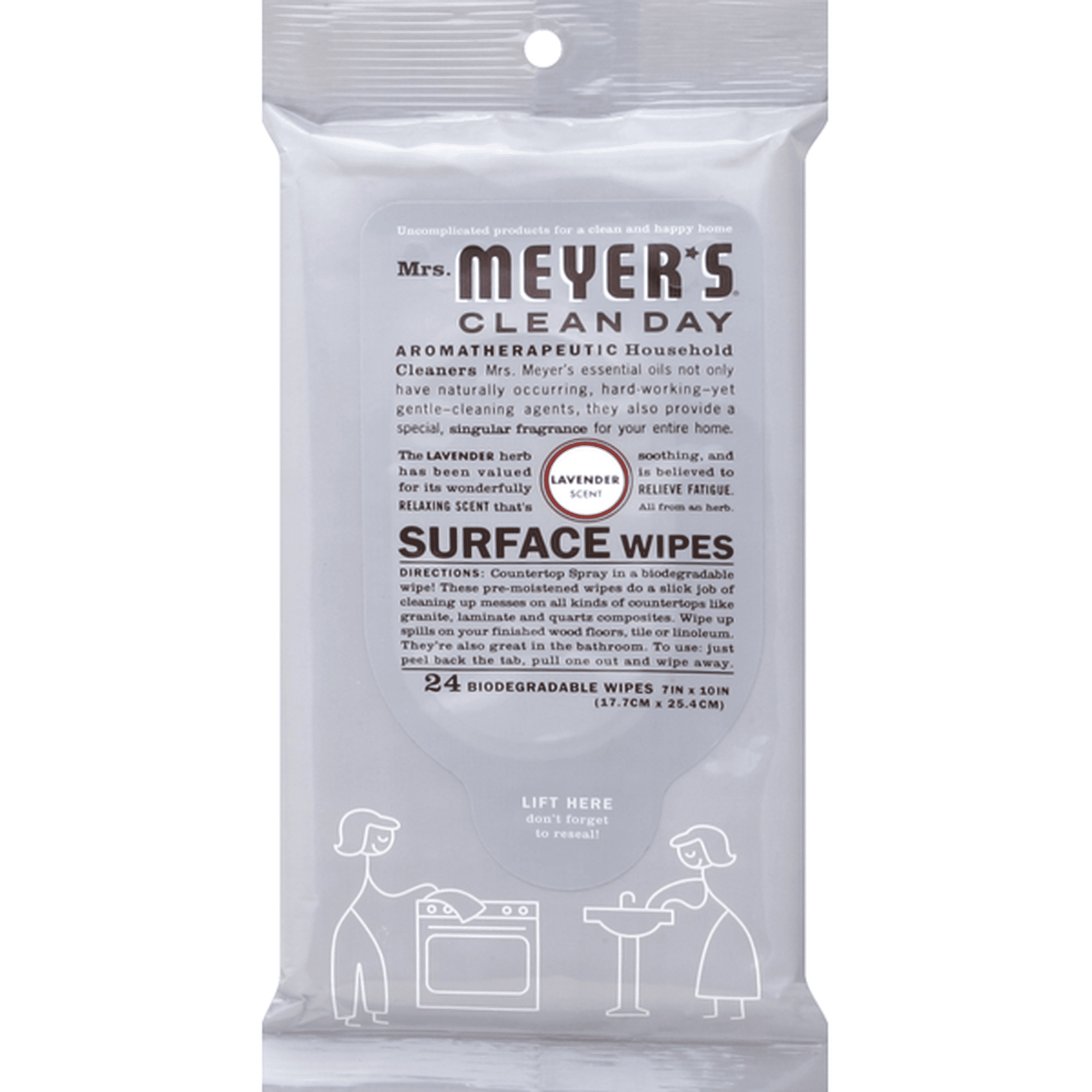 Surface Wipes Lavender 6/12