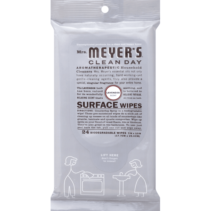 Surface Wipes Lavender 6/12