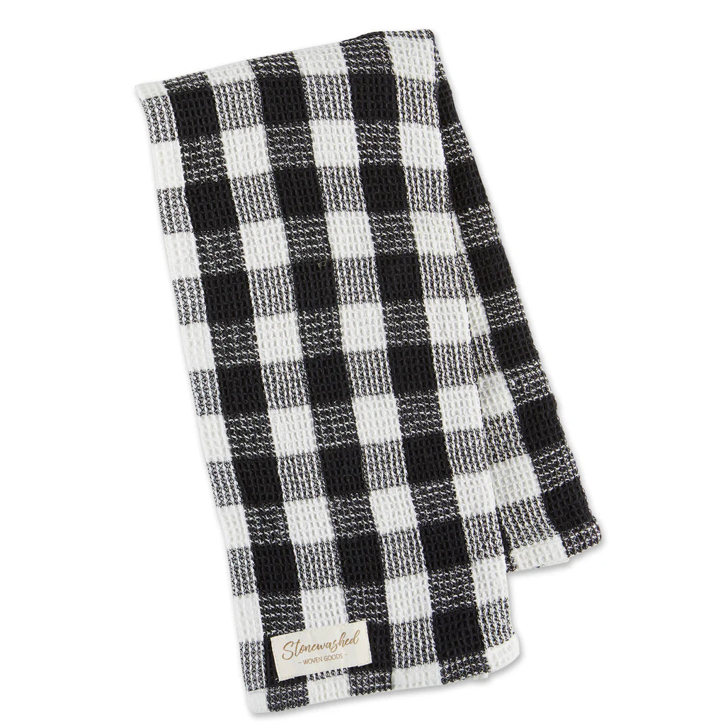 Dish Towel WaffleBlack