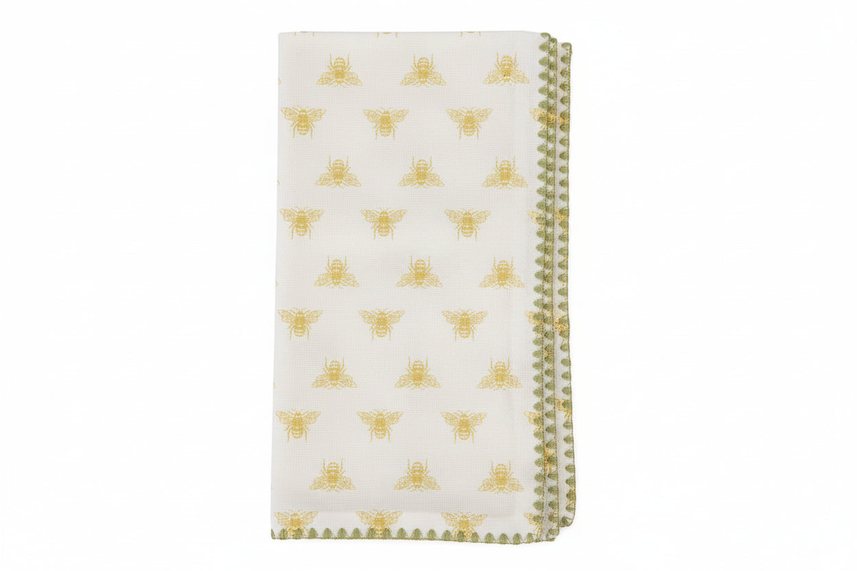Little Bee Print Napkin
