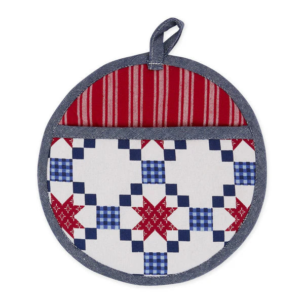 Americana Quilted Potholder