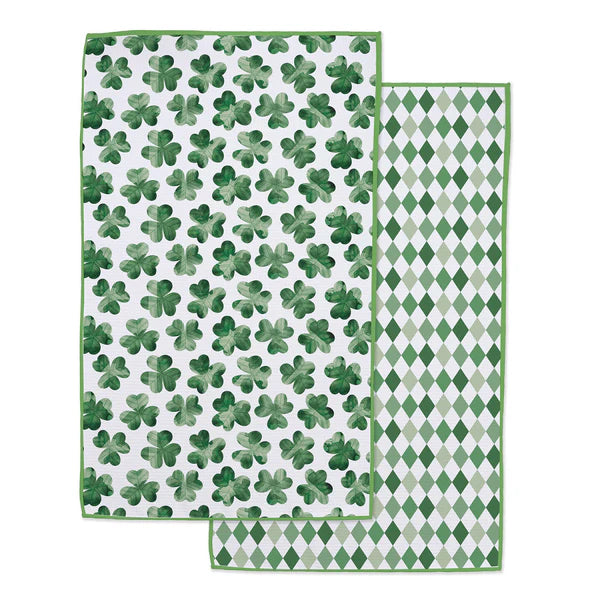 Lucky Shamrock Microfiber Dishtowel