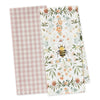 Honey Bee Meadow Dishtowel-Set of 2