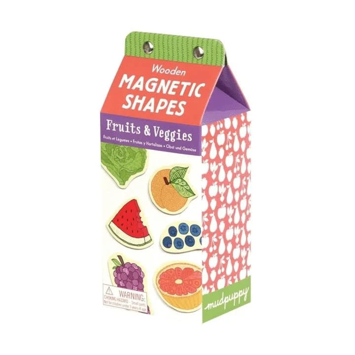 Magnetic Set Fruits And Vegetables Wood