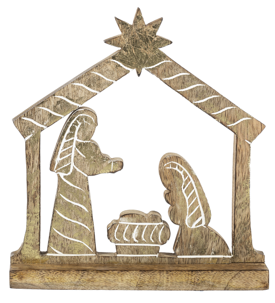 Carved Nativity