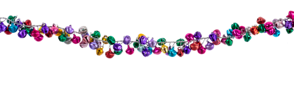 Mini Multi Color Bell Garland