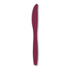Solid Color Plastic Knives