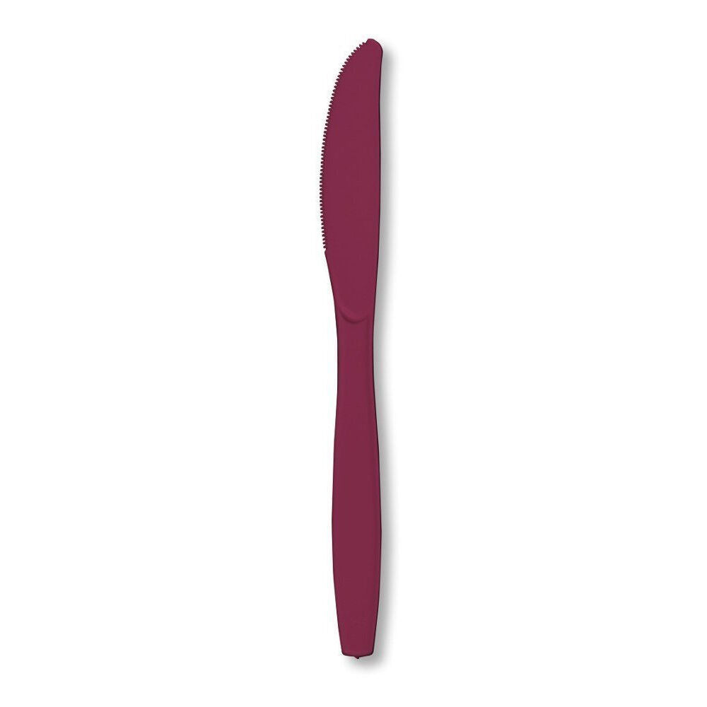 Solid Color Plastic Knives
