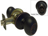Canyon Keyed Entry Egg Knob-Antique Bronze