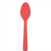 Solid Color Plastic Spoons