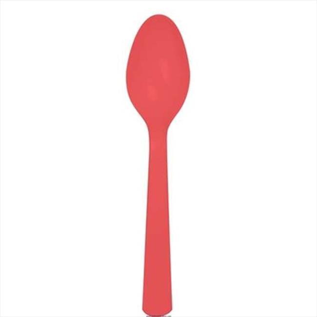 Solid Color Plastic Spoons
