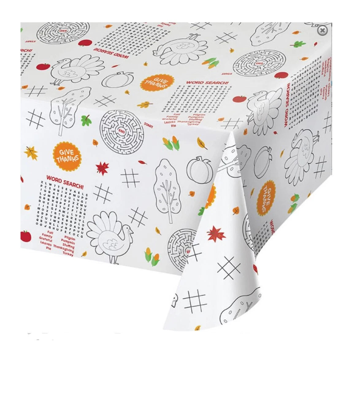 Table Cover 54x88 Kids Thanksgiving 12/1