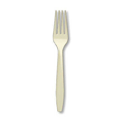 Solid Color Plastic Forks
