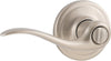 Topaz Privacy Lever-Satin Nickel