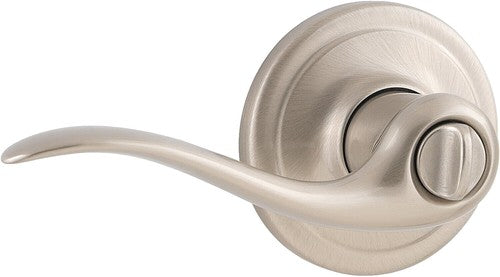 Topaz Privacy Lever-Satin Nickel