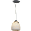 Ambience Line Voltage Pendant-White Alabaster Shade